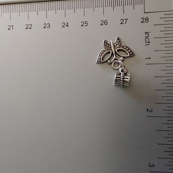 Butterfly  Charm Will FIT Pandora and other European Systems - Picture 5 of 5